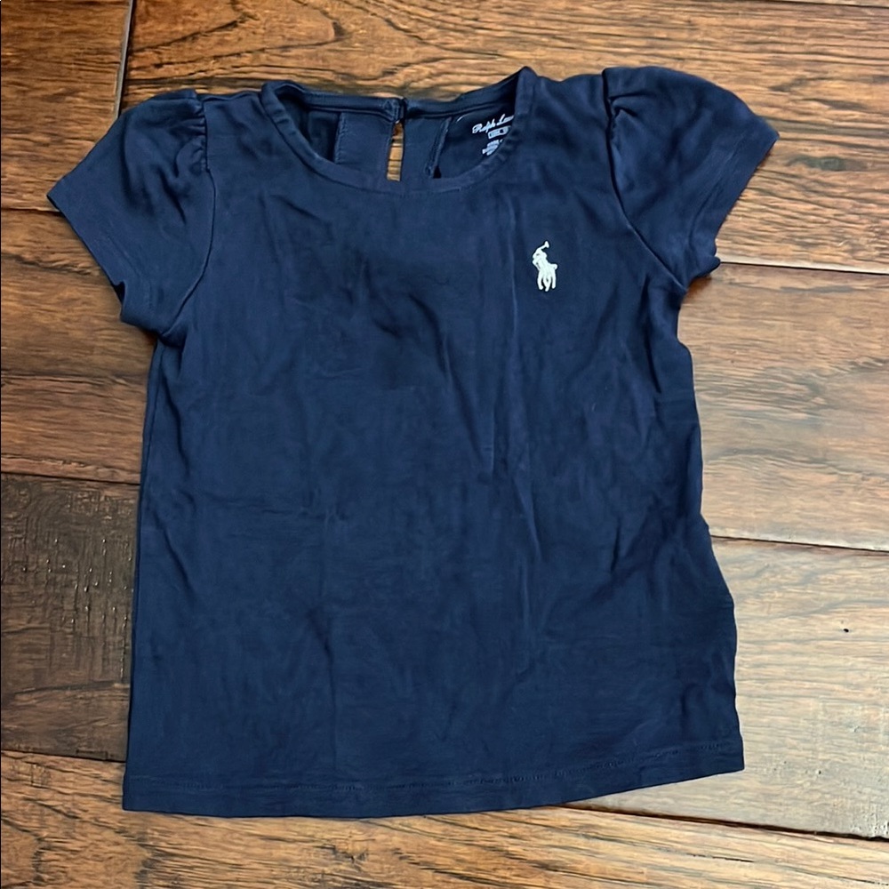 Ralph Lauren Kids Navy Blue T-Shirt
